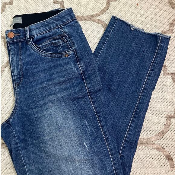 Wit & Wisdom Denim - Wit & Wisdom Ab-Solution Crop Slim Straight Leg Jeans (Style L20858PFQ), size 10